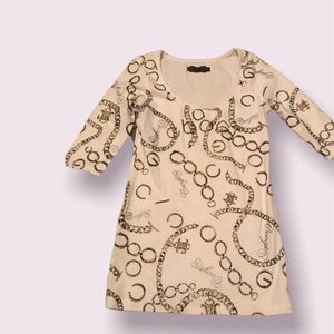 COOGI size large womens 3/4 sleeve tunic top. Runs small.
